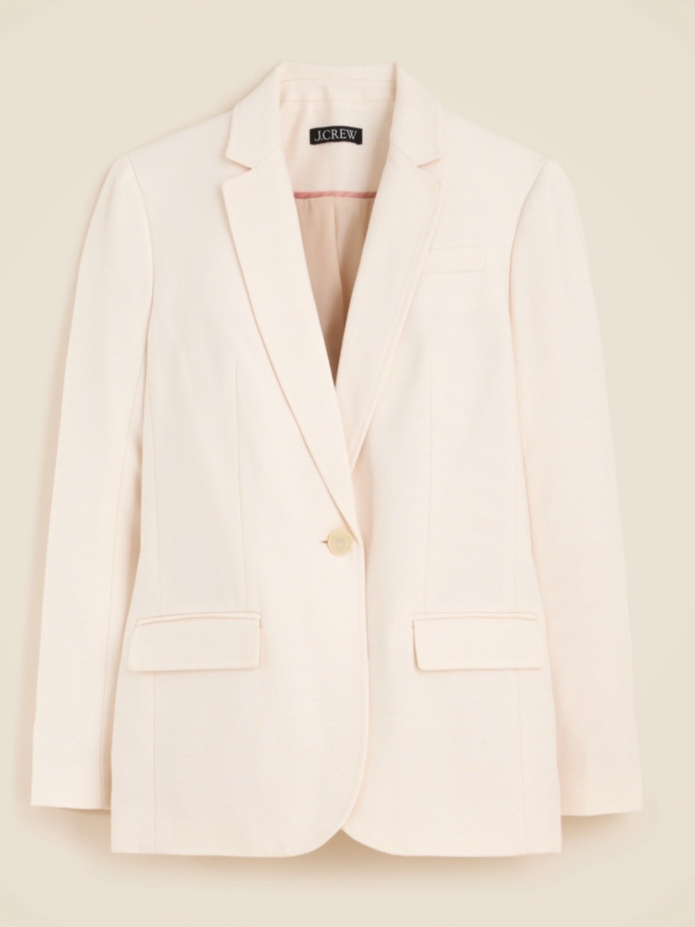 J Crew Arden Blazer in Luster Canvas